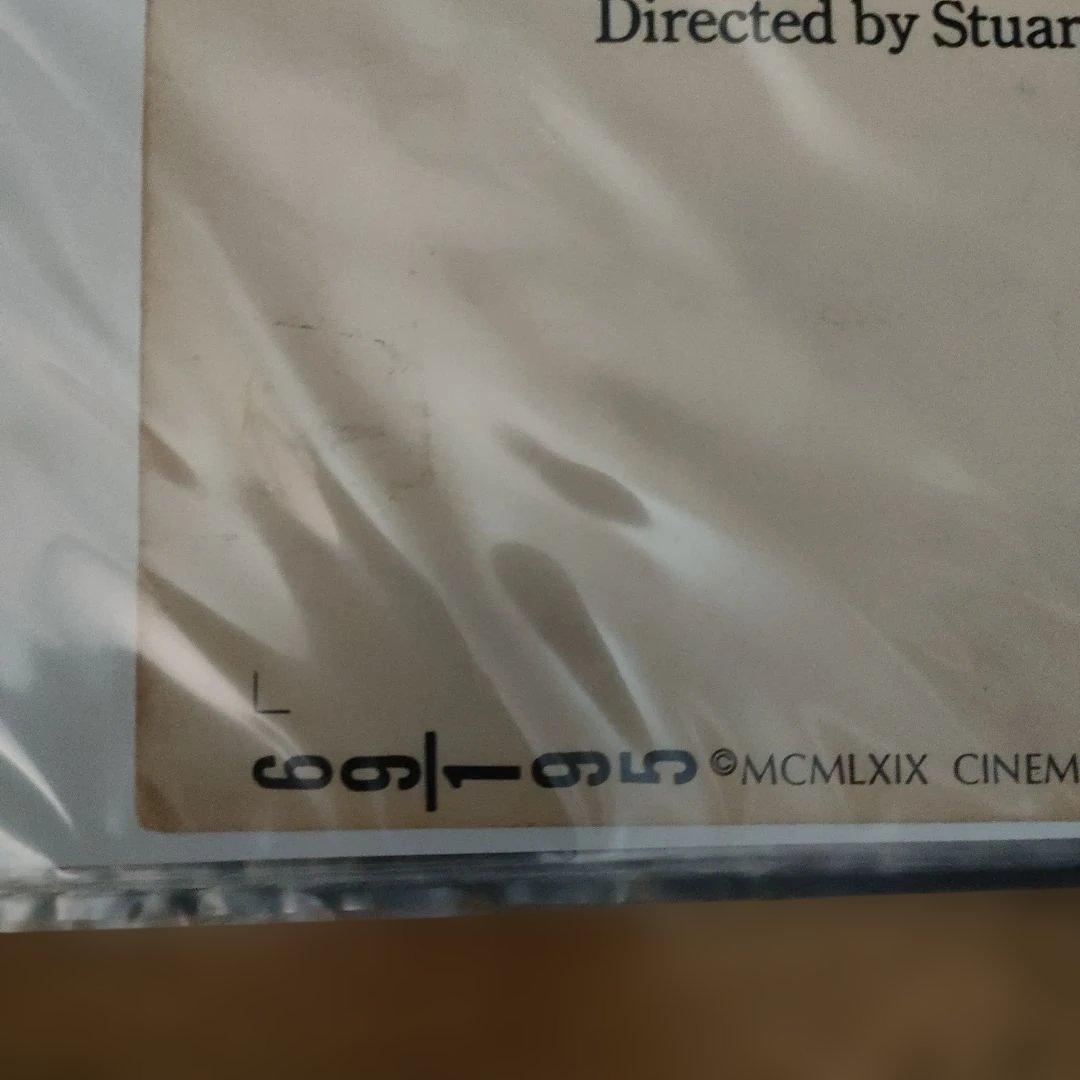 映画「幸せはパリで」オリジナルUS版インサートポスター 1969年