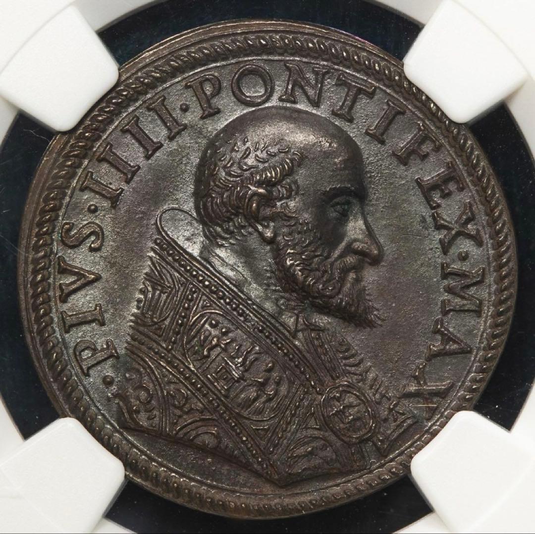 廉価出品❗️TOP PO❗️教皇ピウス3世 ブロンズメダル - メルカリ