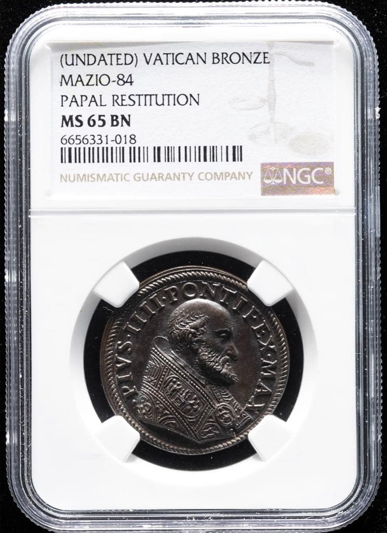 廉価出品❗️TOP PO❗️教皇ピウス3世 ブロンズメダル - メルカリ