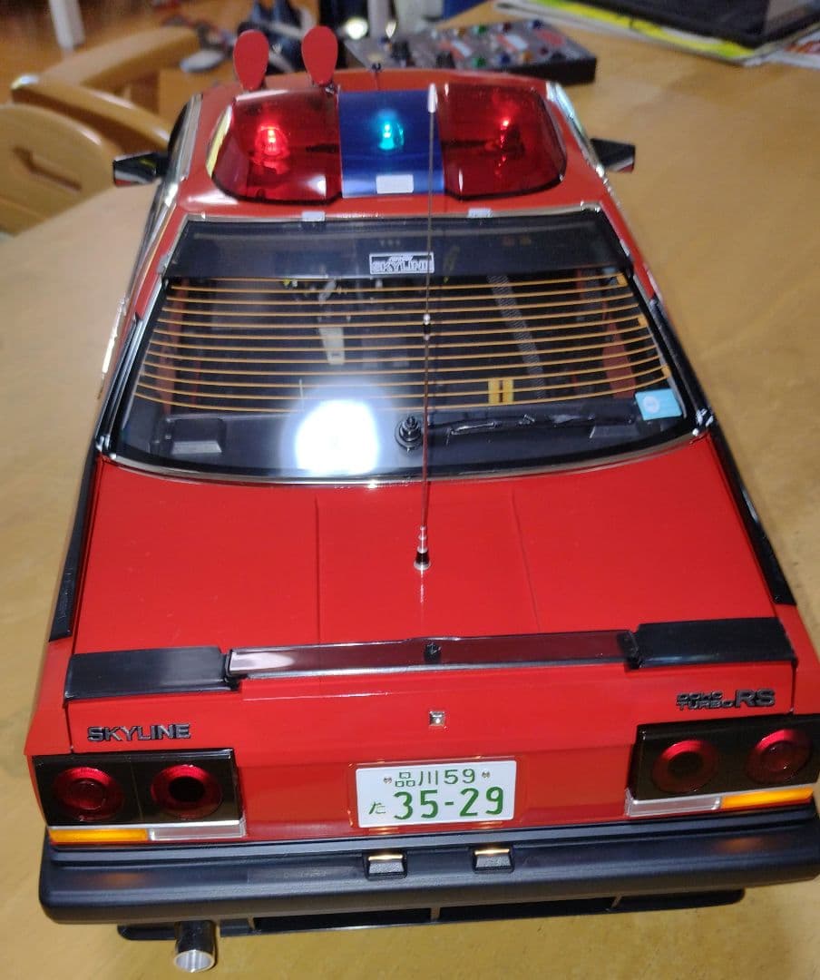 アシェット　西部警察 RS-1　完成品　1/8 ミニカー　日産スカイライン