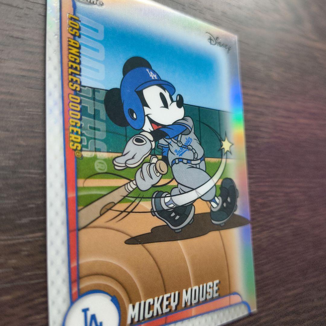 ミッキー ロサンゼルス・ドジャース Topps chromeカード