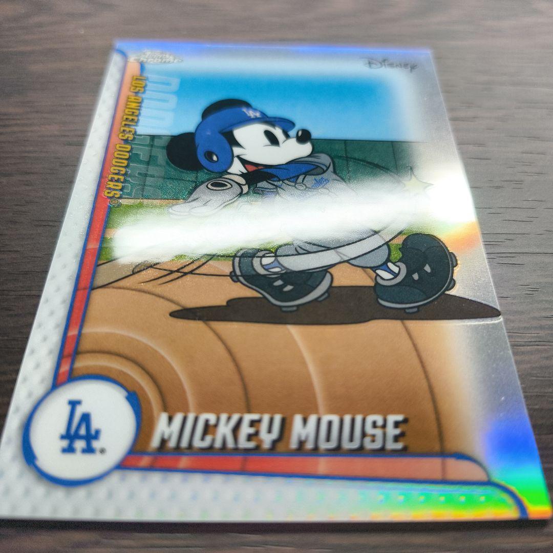 ミッキー ロサンゼルス・ドジャース Topps chromeカード