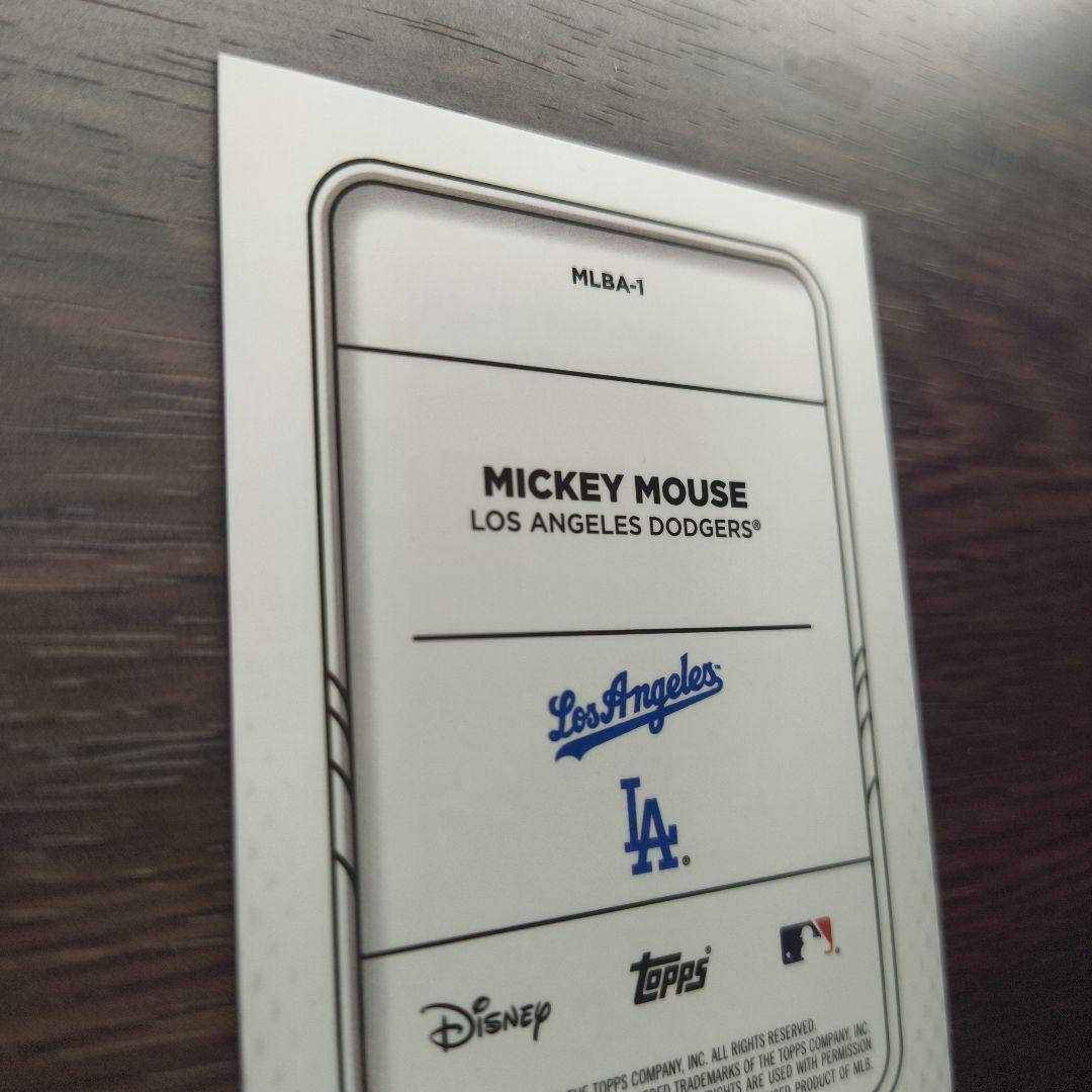 ミッキー ロサンゼルス・ドジャース Topps chromeカード