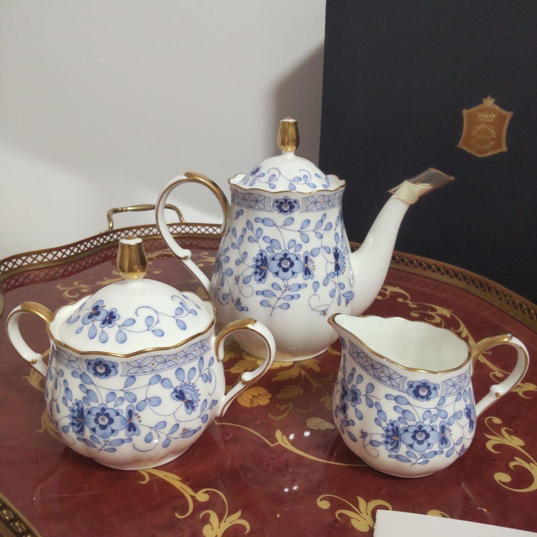 NARUMI（ナルミ） ボーンチャイナ ティーポット3点セット