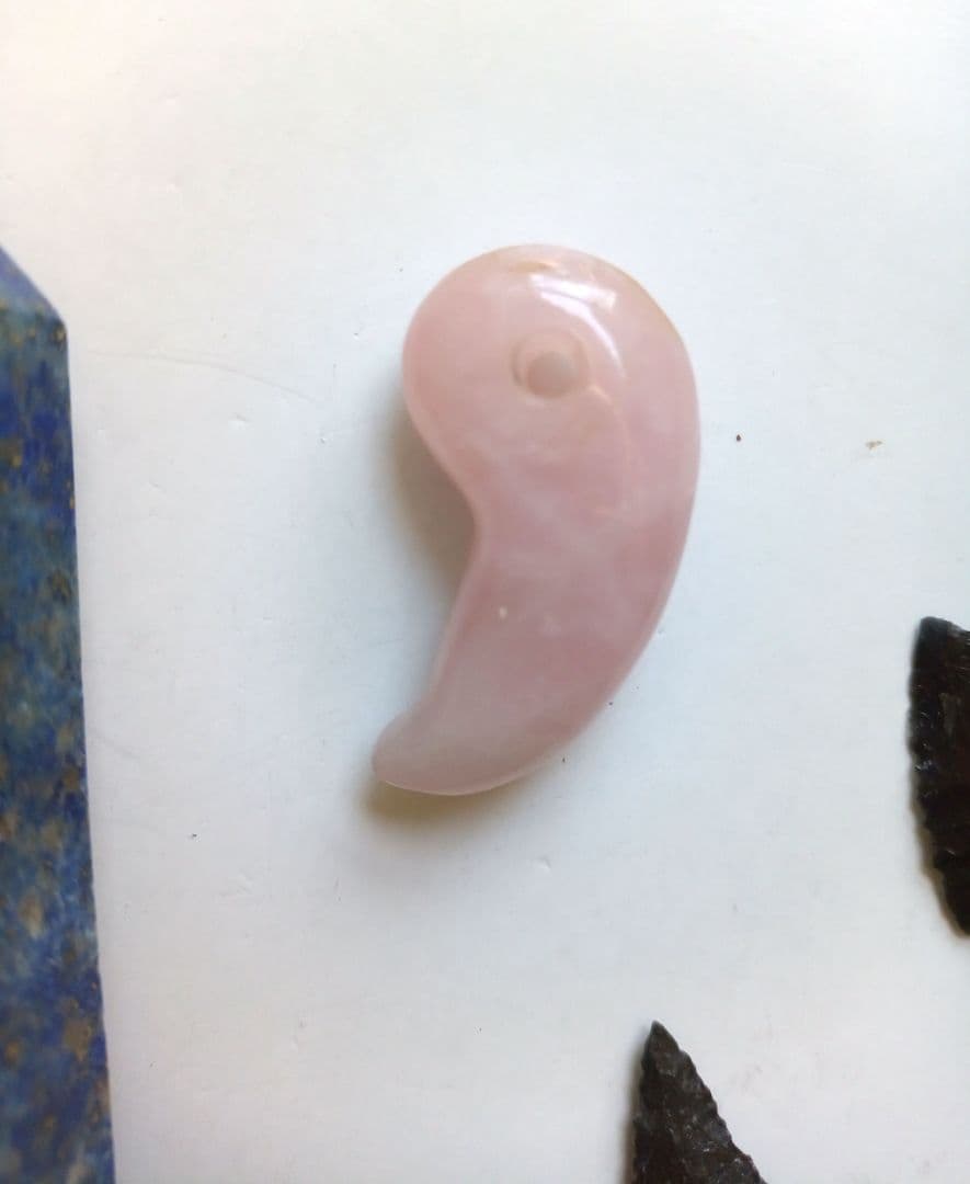 神代セット ; . カムイ神代世界観 勾玉 ラピスラズリ六角柱 石鏃 石器