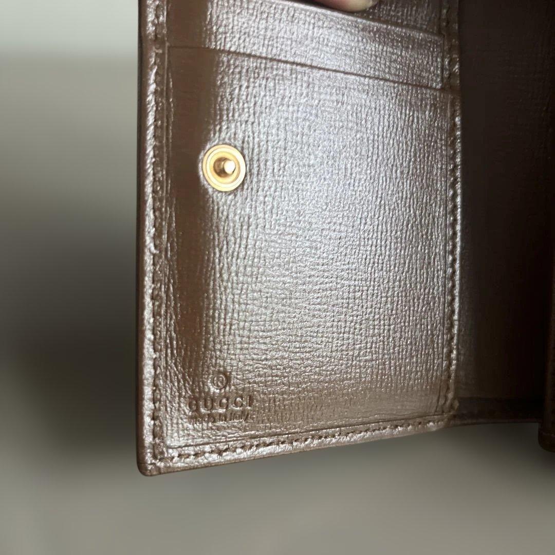 GUCCI 二つ折り財布 モノグラム