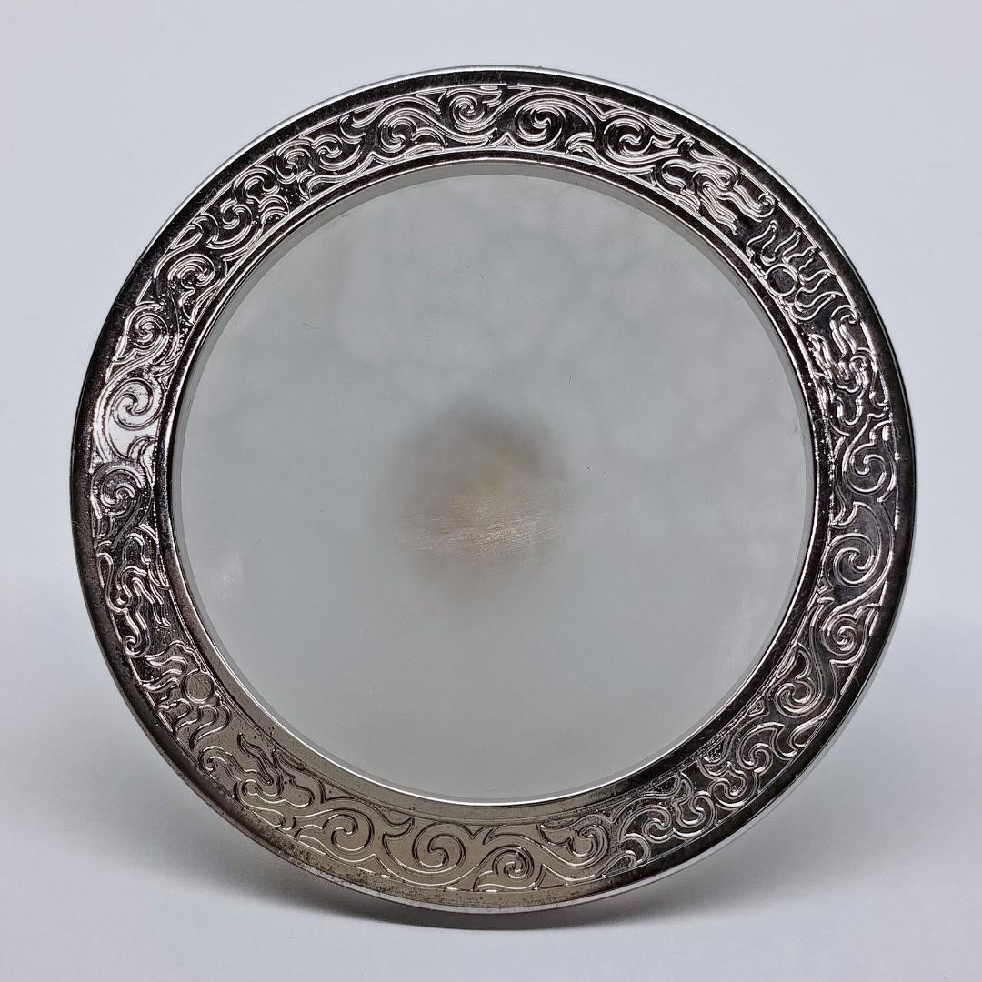 白玉の印材と印泥壺、銀装飾・紅玉 中国・深圳【松源工芸】