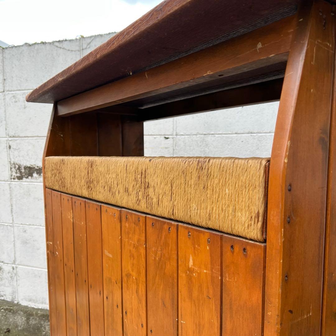 50s60sビンテージ品◾️鉄アイアンベース カウンターテーブル 古家具