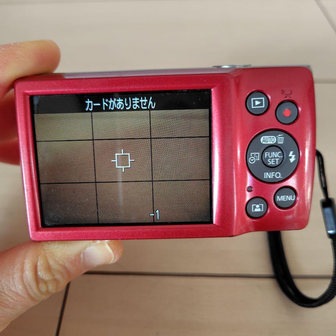 Canon キャノン IXY 200 コンパクトデジタルカメラレッド 充電器付き