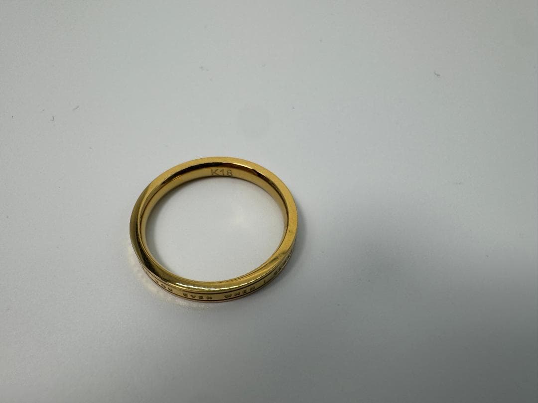 《最高品質/日本製18金》ゴールドシンプルバンドリング1.73g 11号