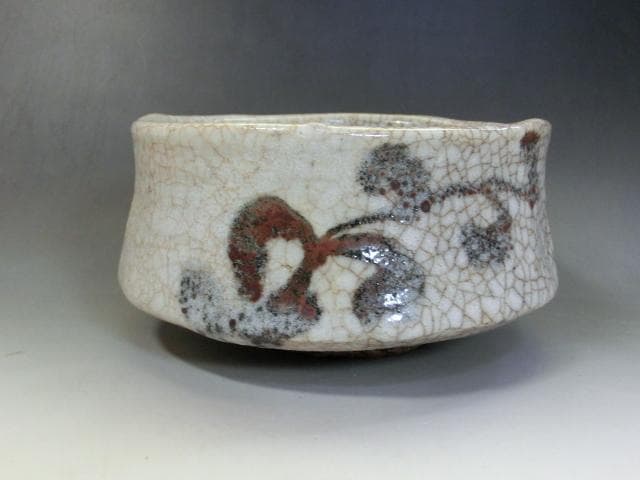 茶碗□古志野焼 時代物茶器 古いお茶道具 古箱 古美術 古玩 時代物骨董