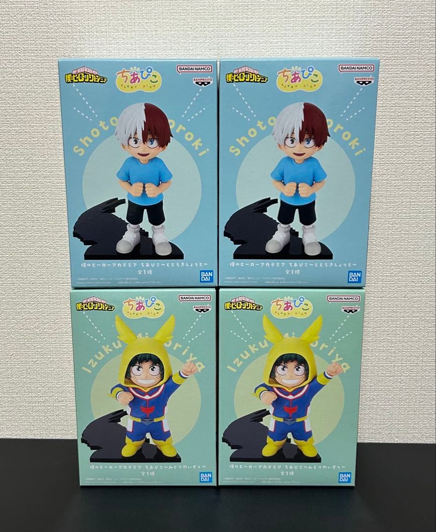 ヒロアカ フィギュア ちあぴこ 緑屋出久 轟焦凍 4体セット 祝！映画化!!】『僕のヒーローアカデミア』の出久と轟焦氷が「