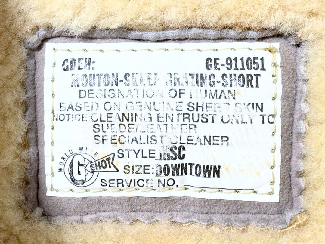 希少 95年 GOODENOUGH ムートンジャケット