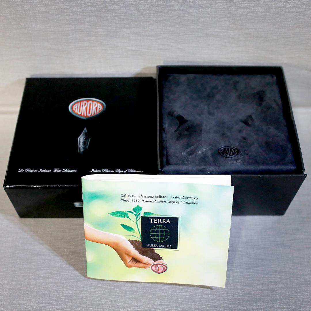 極美品 限定品】アウロラ ボールペン テッラ グリーン