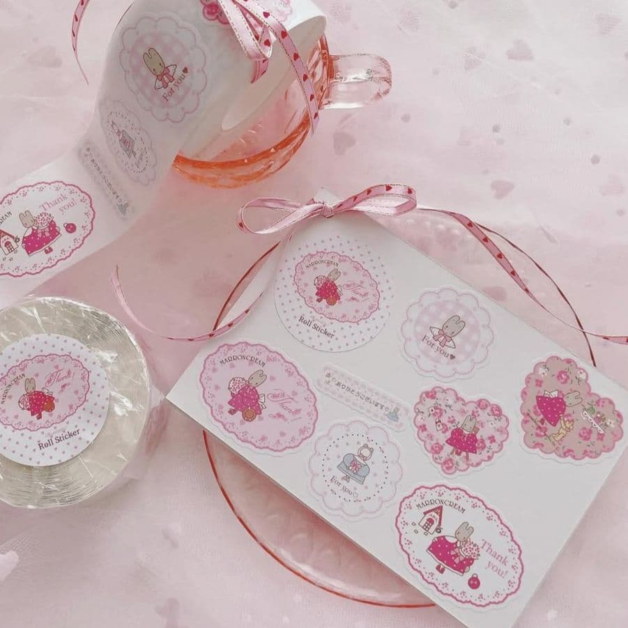 ARomantic サンリオ伊勢丹ロールシールテープ マロンクリーム3点セット