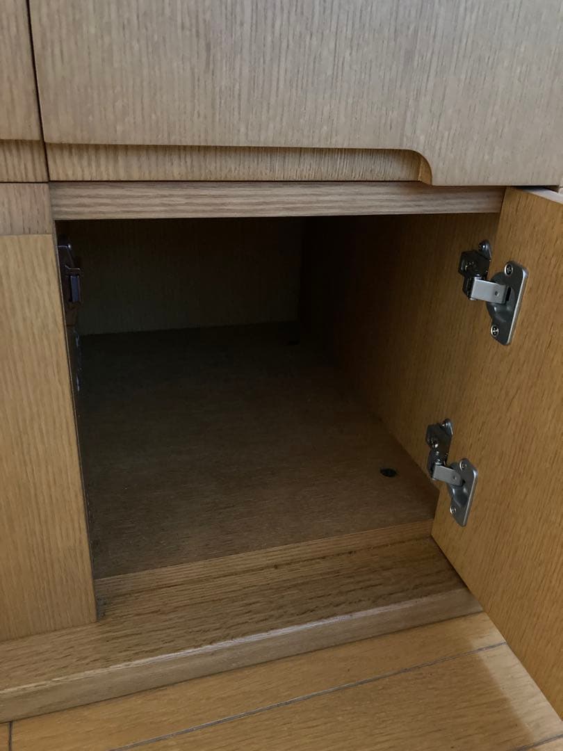 6月までシラカワ ダイニングテーブル たっぷり収納付き 飛騨家具 無垢オークナラ