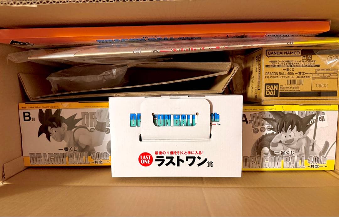 一番くじDRAGON BALL40thABCDFHI賞＋ラストワン賞＋装飾セット