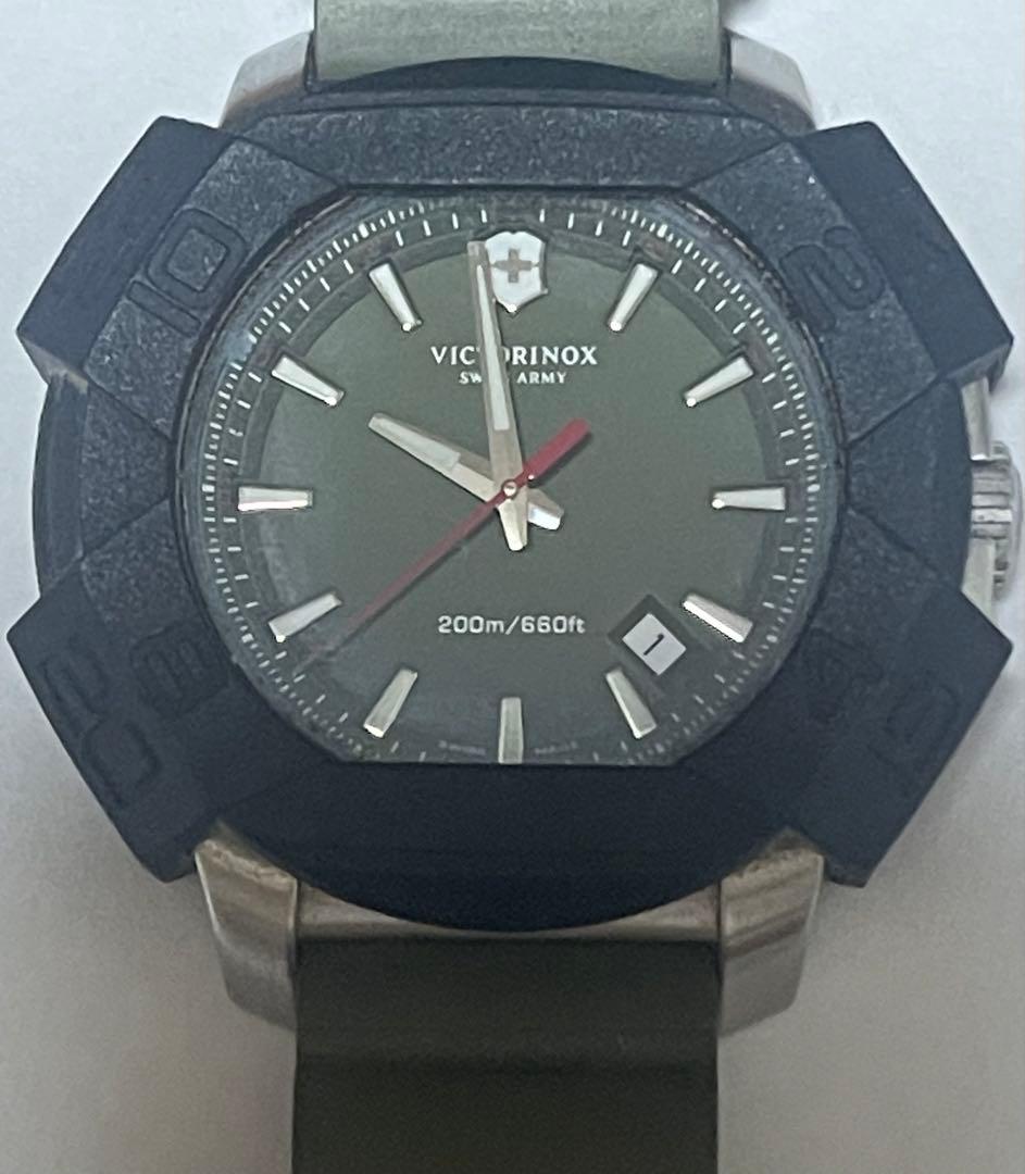Victorinox ビクトリノックス ラバーベルト 腕時計 カーキ 美品
