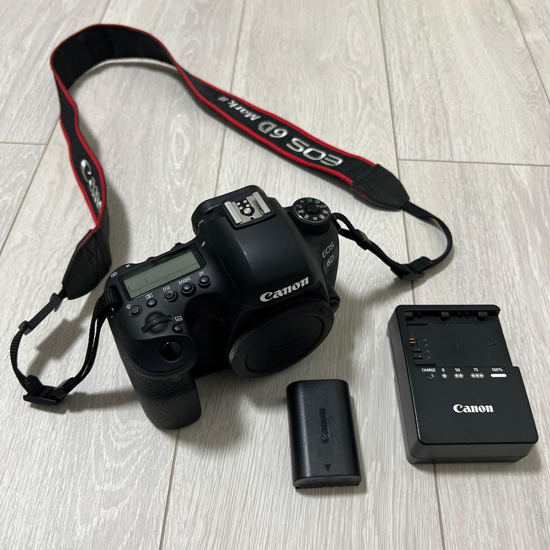 中古美品！Canon EOS 6D Mark II 本体と付属品 EOS デジタル一眼 中古 キャノン Canon 6D Mark II ボディ フルサイズ