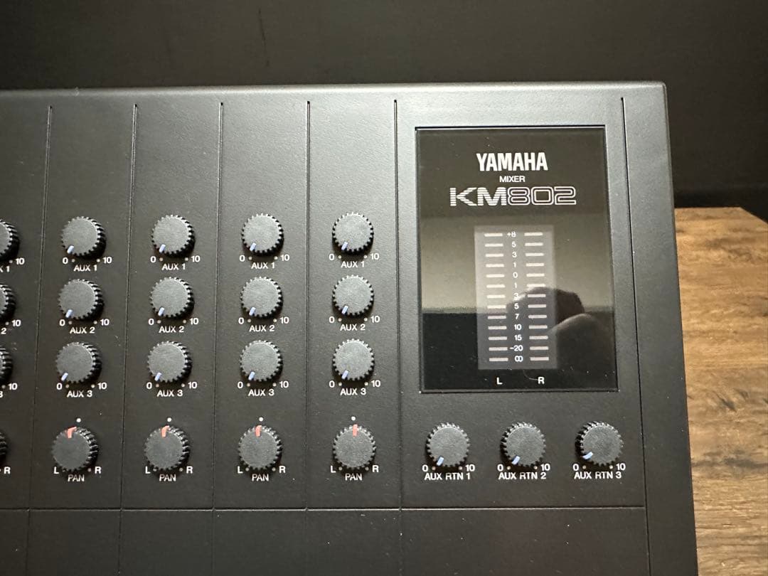 未使用に近い美品　YAMAHA KM802 アナログミキサー　取り扱い説明書付き