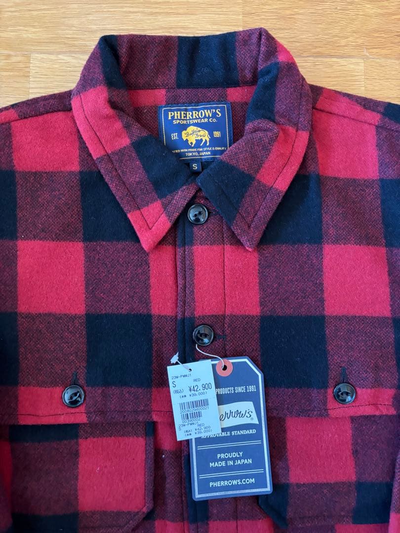 Pherrow's フェローズ ブロックチェック マッキーノジャケット