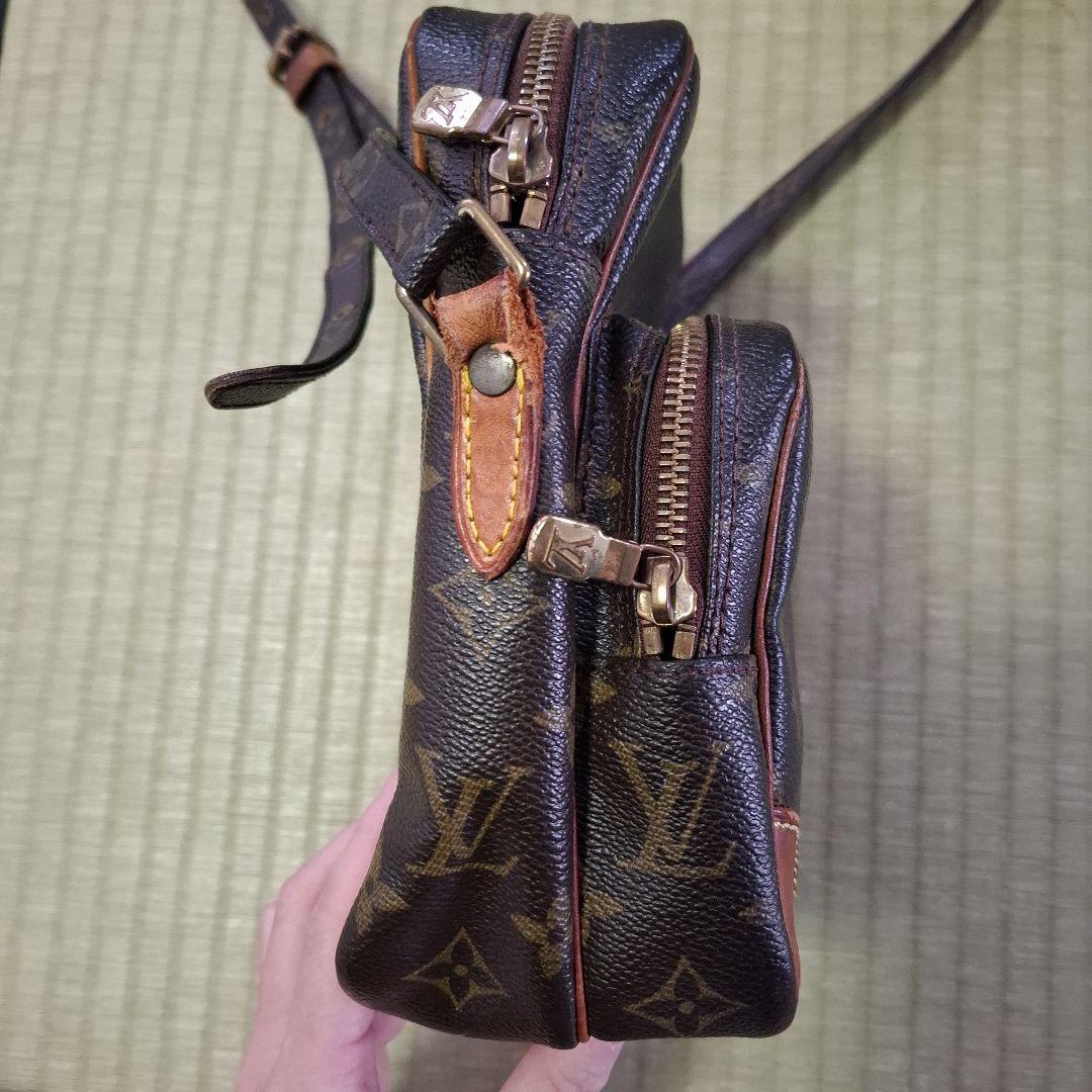 LOUIS VUITTON ショルダーバッグ　アマゾン　モノグラム　焦茶色