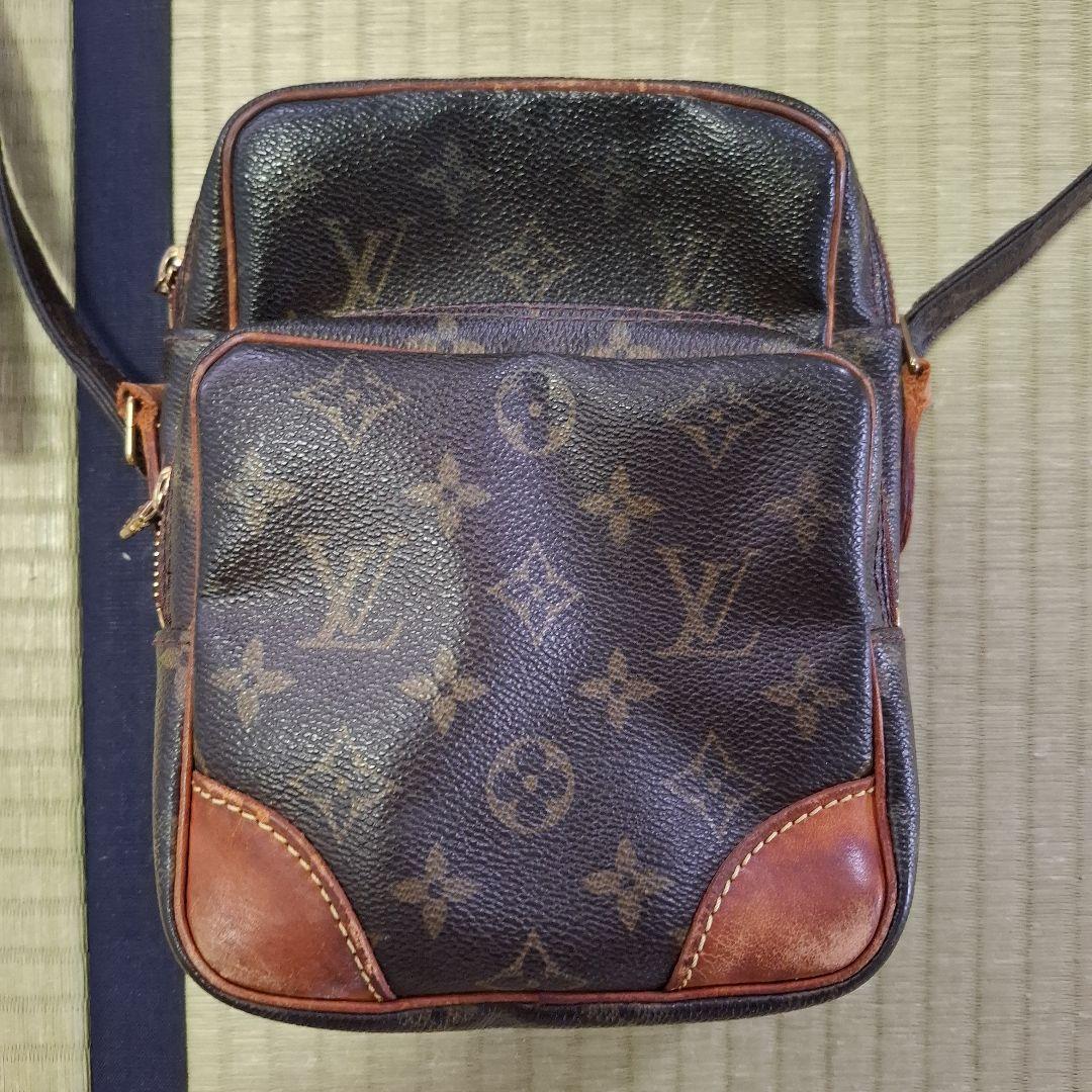 LOUIS VUITTON ショルダーバッグ　アマゾン　モノグラム　焦茶色