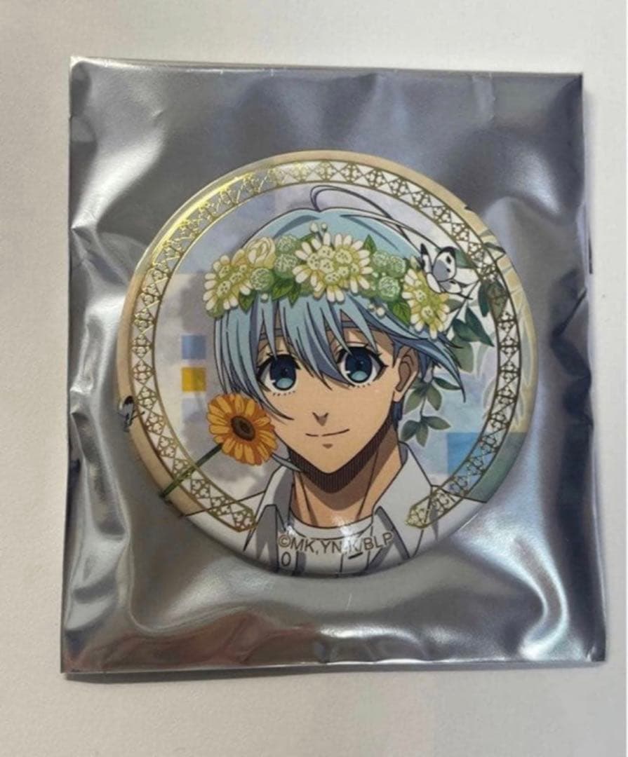 ブルーロック 氷織羊 フラワークラウン Flower crown 缶バッジ - メルカリ