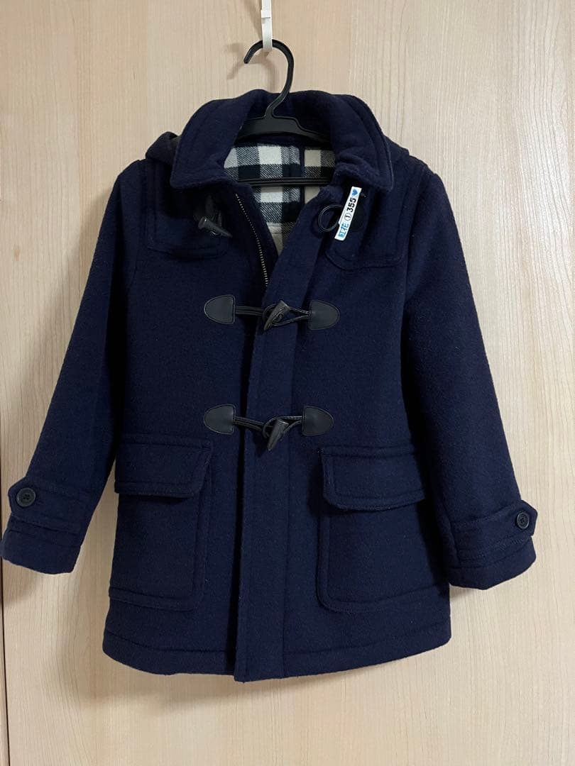 BURBERRY バーバリー チルドレン ダッフル コート6Y ネイビー