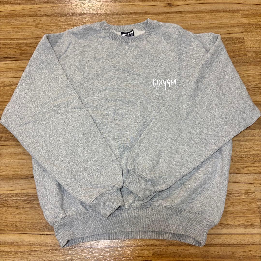 KING GNU revival gnu sweat 【XL】 2025 グレー
