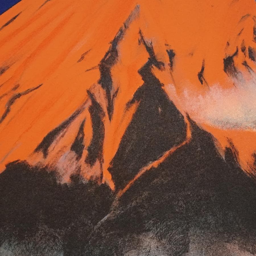 国分克『朱富士』7/200 リトグラフ 絵画 美術 芸術 額装 美術品 - メルカリ