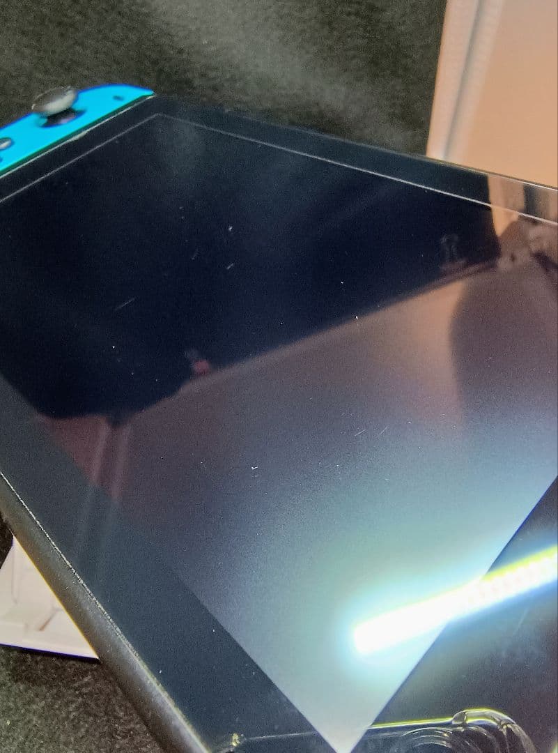 Nintendo Switch 本体 新型拡張バッテリー 動作確認済ブルーレッド