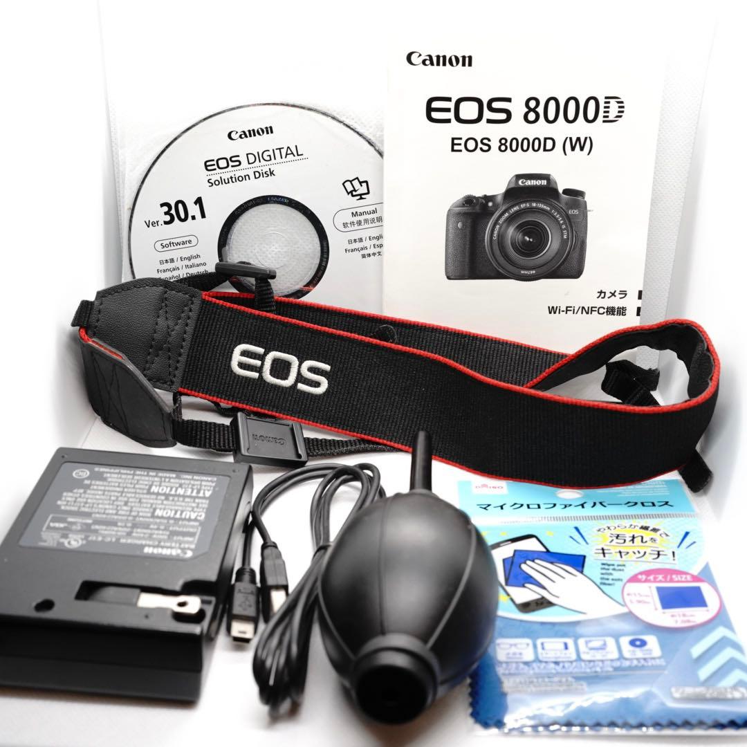Canon EOS 8000D ダブルレンズキット【スマホに転送可能☆】