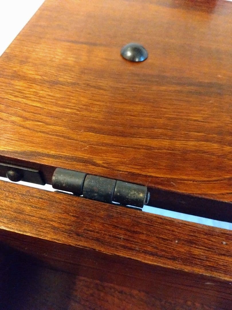 レトロ 銭箱 千両箱 木製収納箱 金具付き 鍵 錆