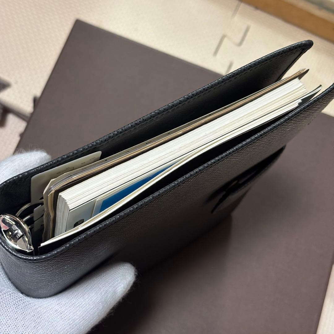 ルイヴィトン タイガ アジェンダ GM 手帳カバー リフィル付 ブラック