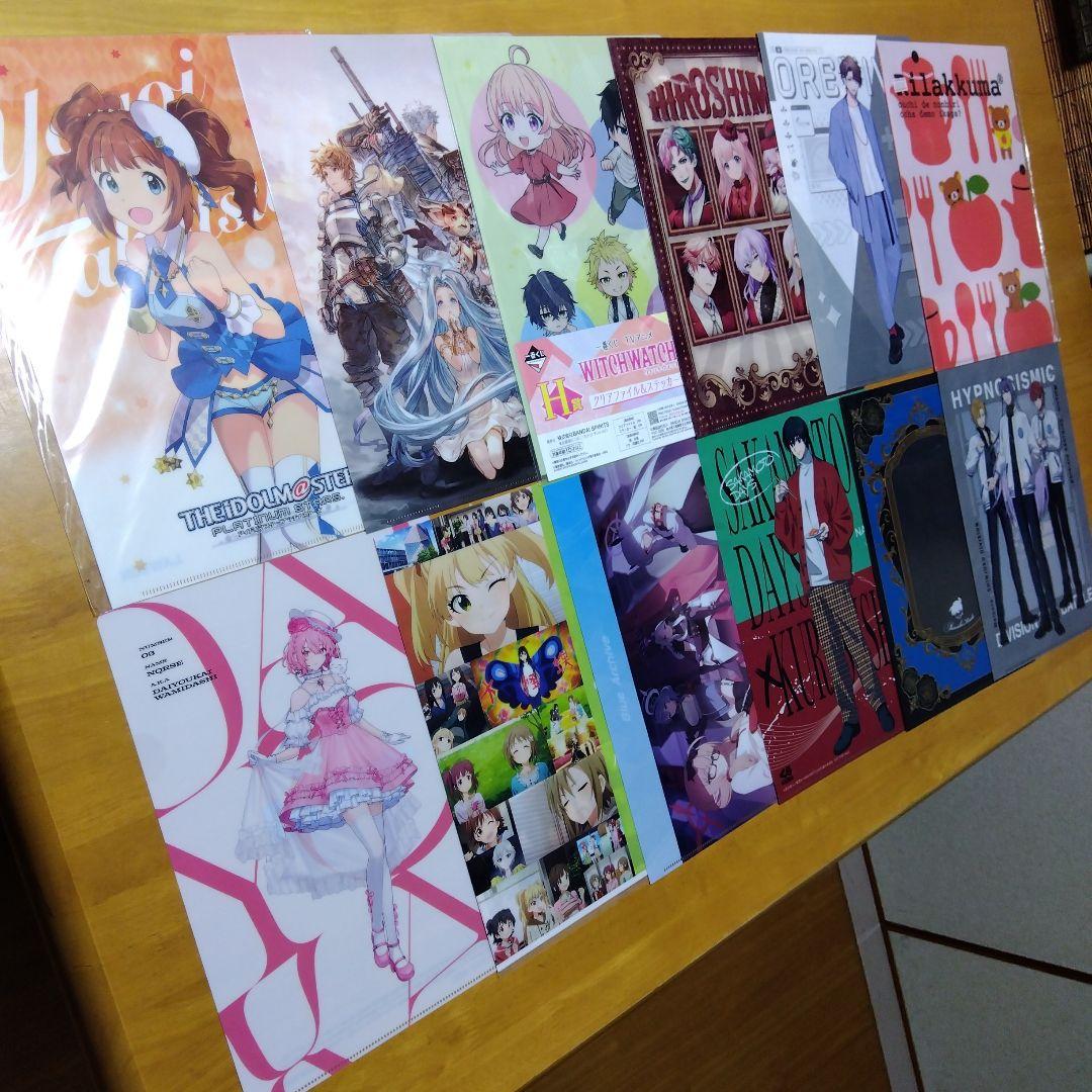 ①アニメ ノンジャンル 美少女など A−4クリアファイル まとめ売り