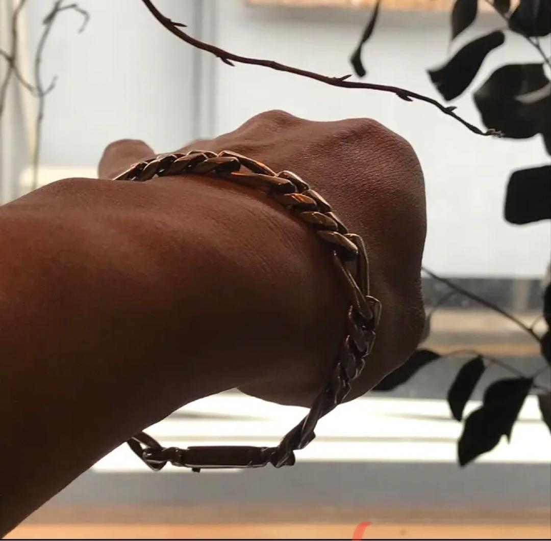 ヴィンテージ メキシカンジュエリー フィガロチェーン ブレスレット