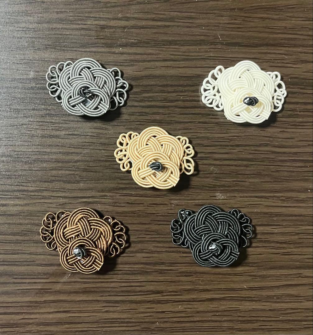 絹巻き水引パーツ 犬