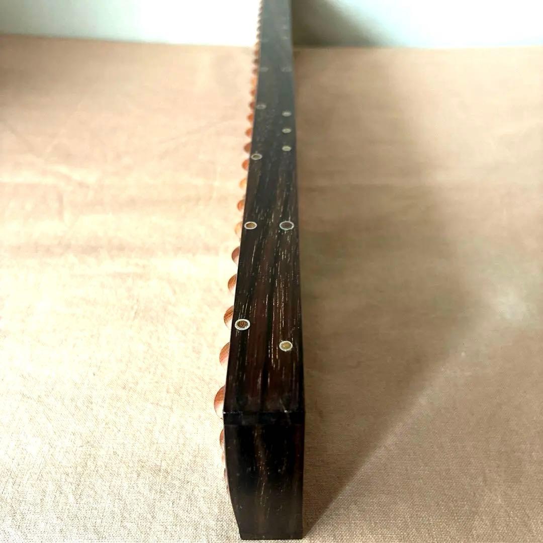 業界の立役者 美術品級】雲州そろばん 岡田光信【最高級の梅玉 縞黒檀