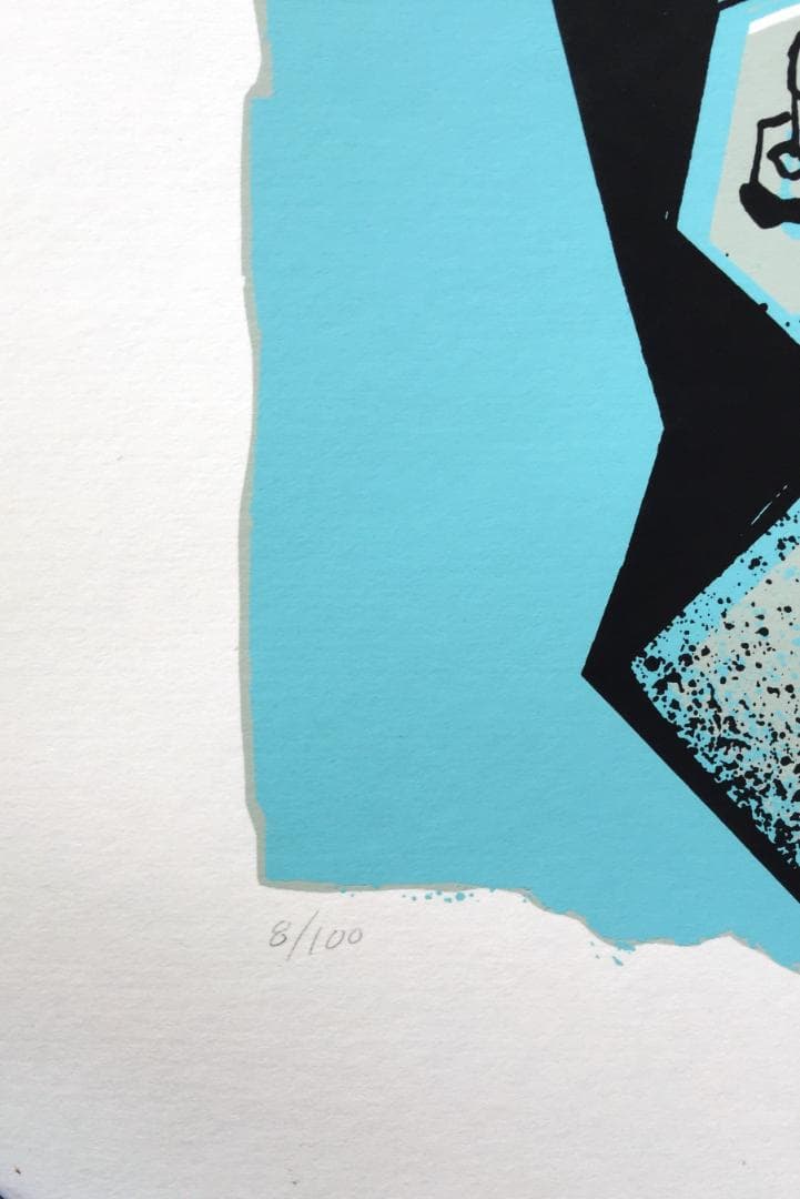 Glenn Barr Fuk Girl シルクスクリーン ポスターサイン入り Glenn Barr