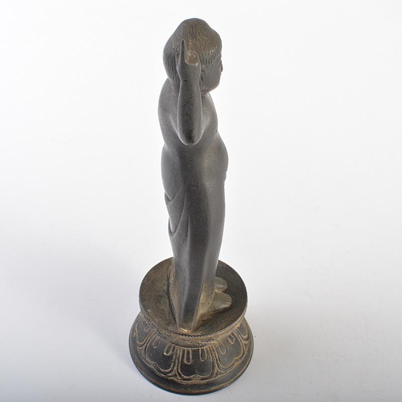 仏教美術　古銅　誕生仏　仏像　M　R6793