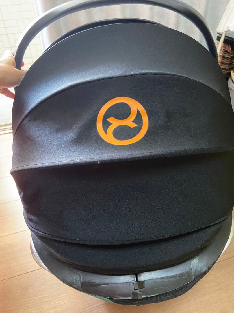 希少　Cybex CLOUDQ BaceQ 専用レインカバーモスキートネット付き