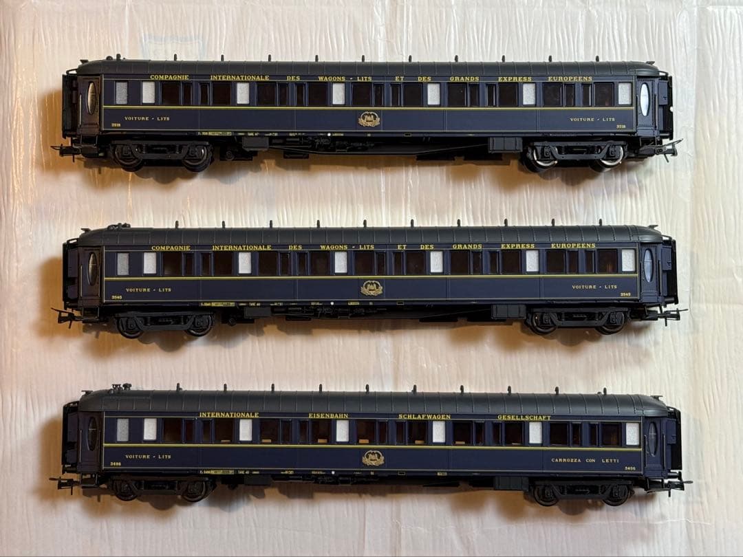 Rivarossi HR4075 TRAIN BLEU CIWL 客車3両セット