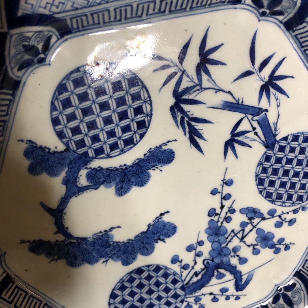 茶道具 伊万里 染付け 皿