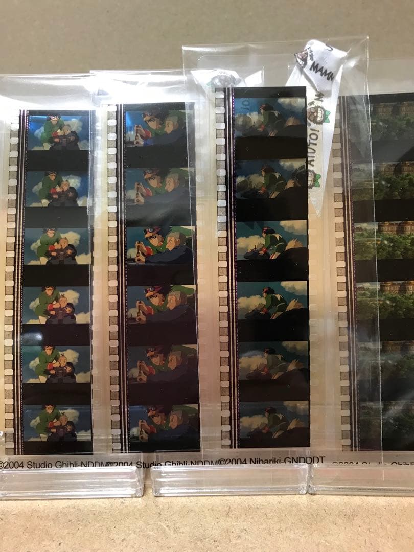 三鷹の森ジブリ美術館 フィルムブックマーカー3枚セット千と千尋の