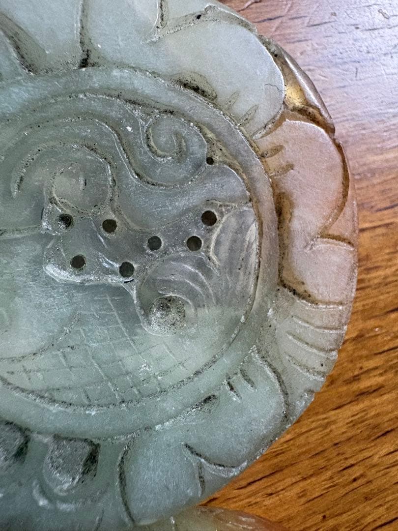 石？玉？の中国的置物 中国美術 2点まとめて5.5cm 51gと