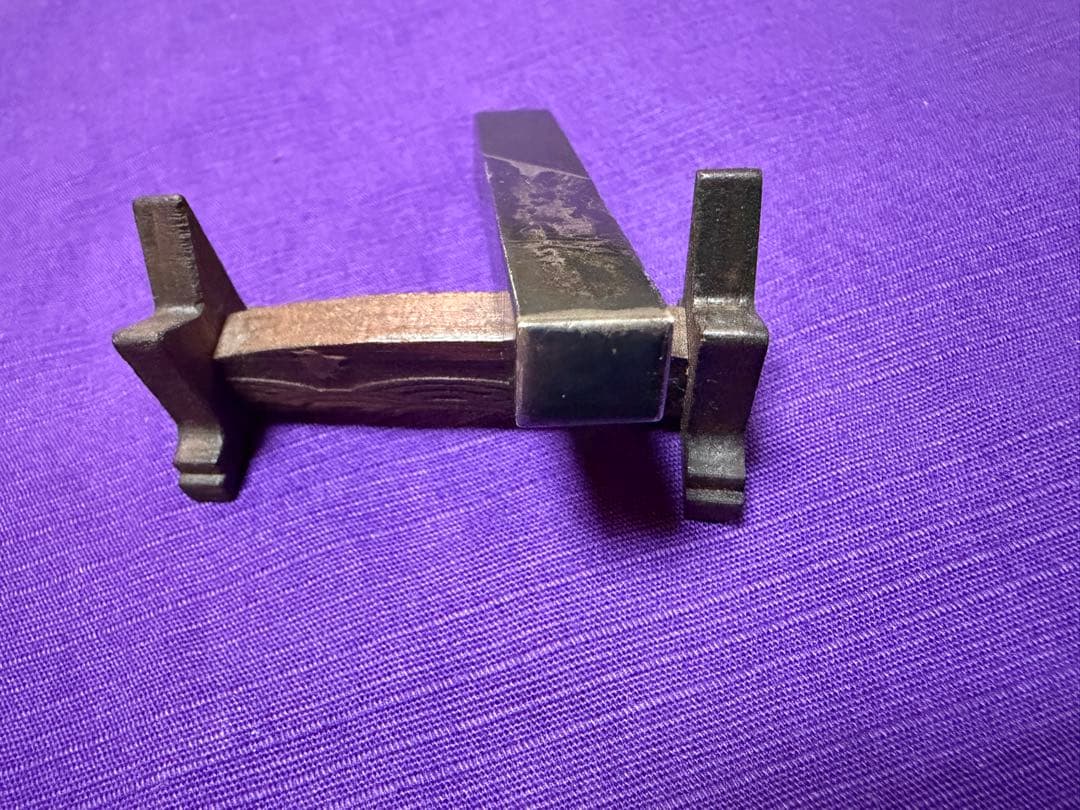 珍品　銀製　幕末明治頃　楊枝入れ　絡繰　香筒？　精密和歌毛彫（根付茶器香道香炉