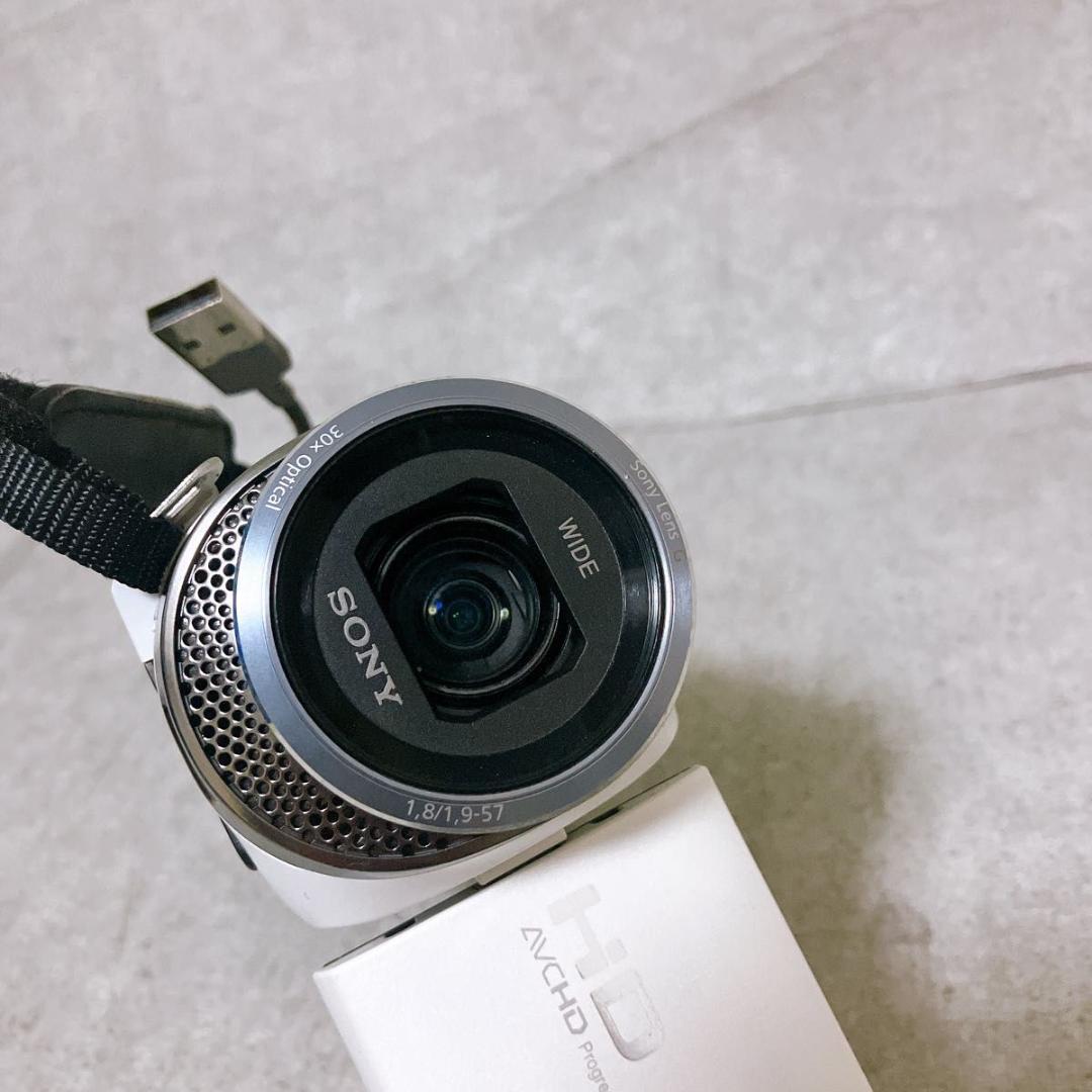 SONY ハンディカム デジタルビデオカメラ HDR-CX420 ホワイト 美品