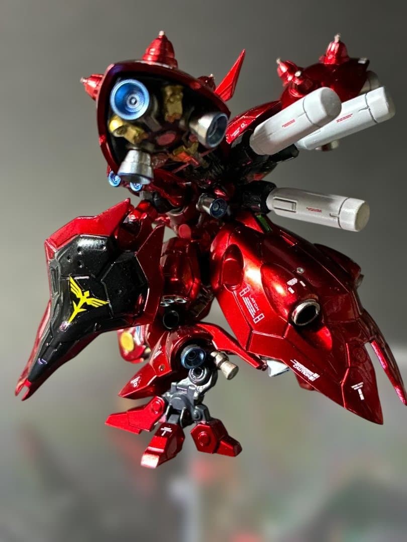 ガンダム アーティファクト 第一弾 ナイチンゲール　全塗装 　クリアケース付き