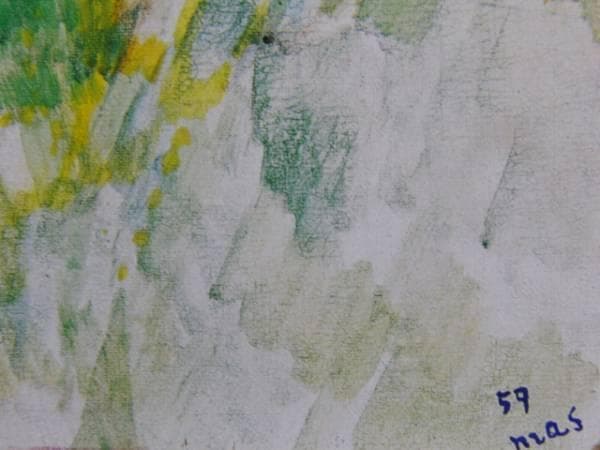 池田満寿夫、【樹木】、希少画集画、新品高級額・額装付、状態良好